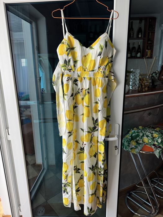 Rochie lunga cu lamai