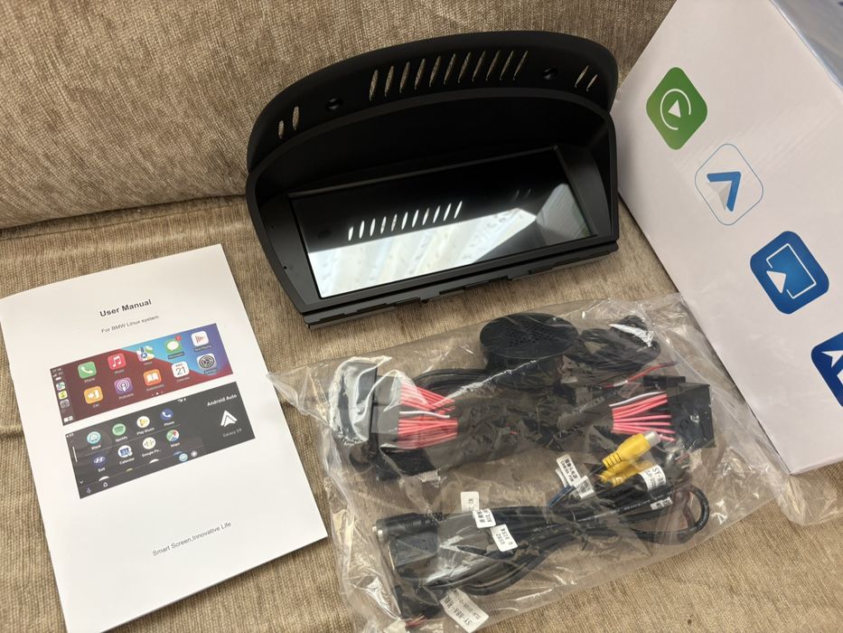 Android навигация + Car play Bmw e60 e90  e91 e92 e61