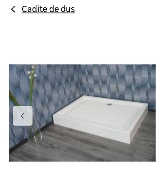 Cadita de dus acril 120x90