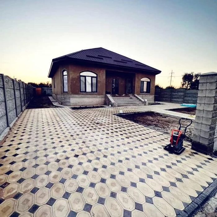 Укладка брусчатки