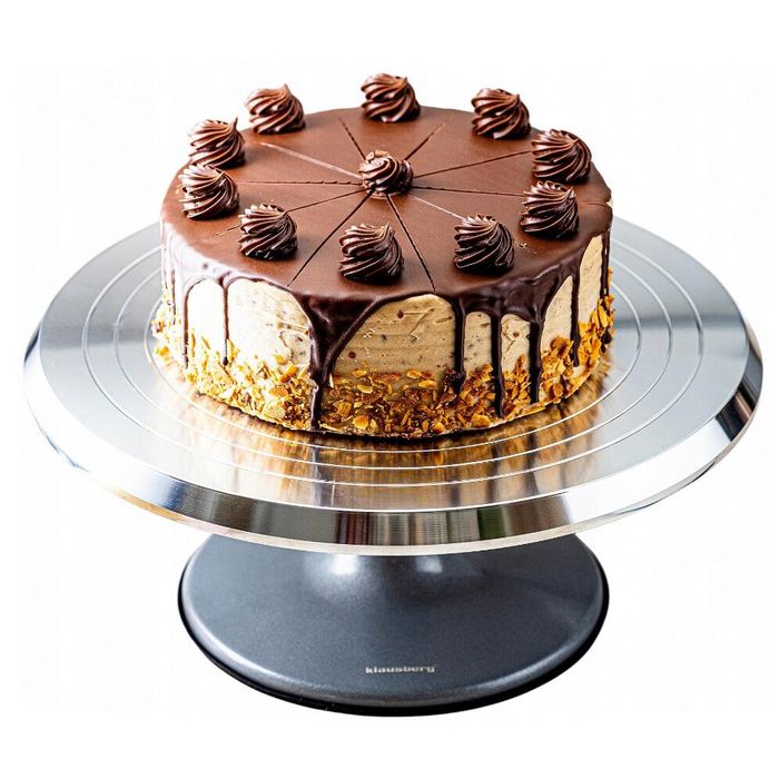 Placa din aliaj de aluminiu, suportul rotativ pentru servit prajituri,