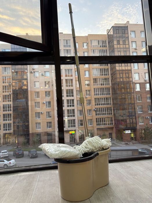 Швабра с ведром центрифуга