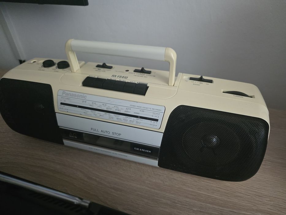Lot doua Casetofoane cu radio, JVC, Panasonic, Casetofon si Dublucasetofon