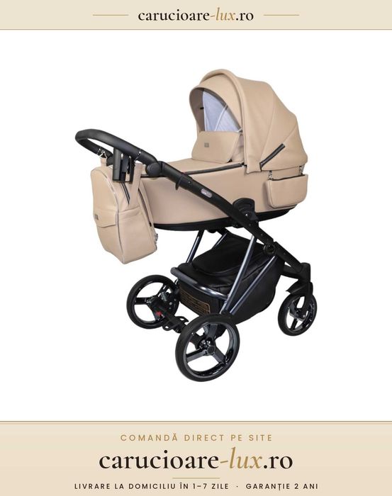 Cărucior 4 în 1 Sojan Cavax Extra Caramel – carucioare-lux.ro