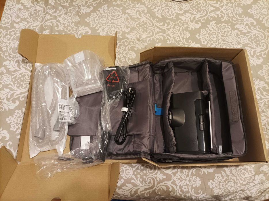 НОВ CPAP апарат ПЪЛЕН КОМПЛЕКТза сънна апнея ResMed AirSen 10 AutoSet™