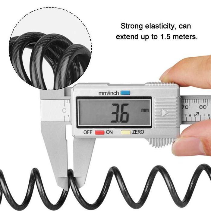 Ключалка за мото каска верига за заключване на мотор кражба с парола