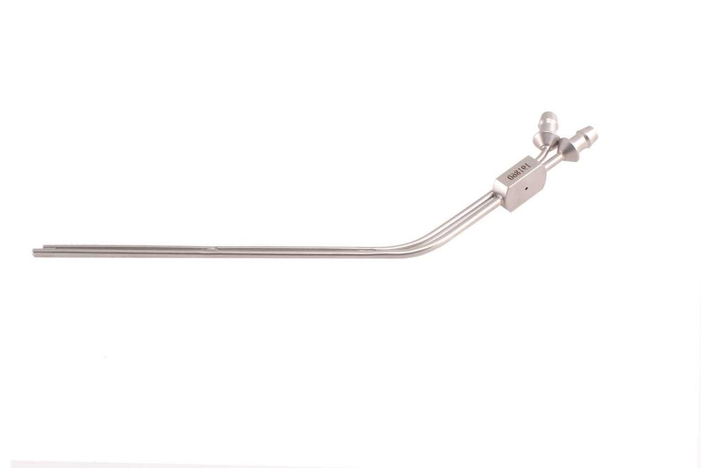 Инструмент для аспирации и ирригации двухходовой изогнутый,4 мм Eleps.