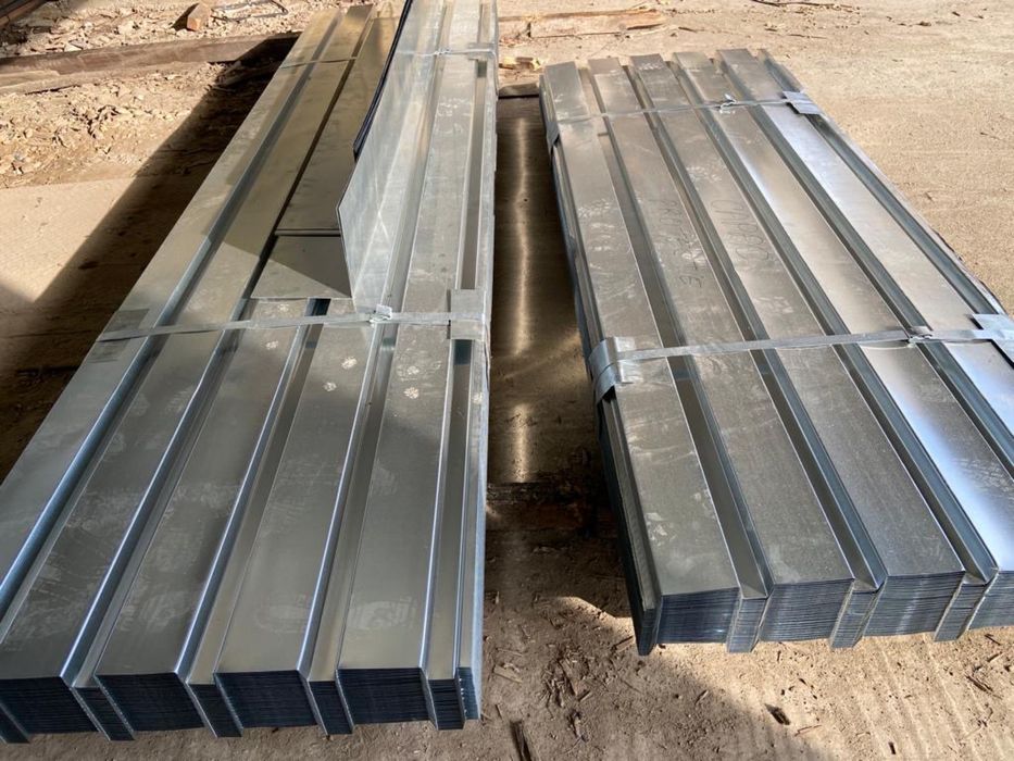 Tablă Cutată Zincată 6M lungime 0.5mm nevopsită pentru hale cută mare