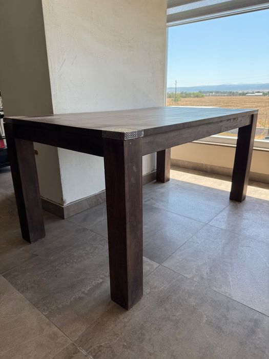 Масивна маса от (дърво манго) 6 броя,цена за една