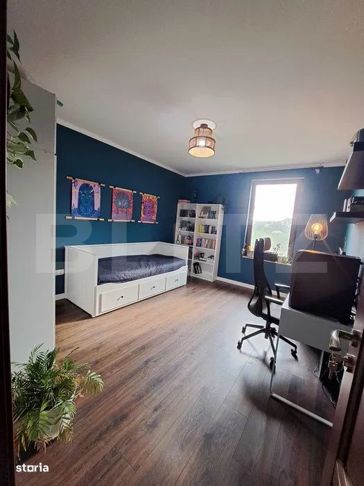 Casa pe un singur nivel, 120 mp, incalzire in pardoseala, curte, zona