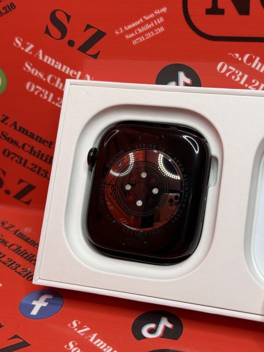 Apple Watch Series 10 46MM Jet Black Amanet SZ Non Stop