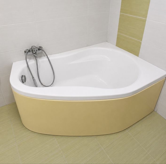 Cadă de colț 150 cm cu baterie inclusă – stare foarte bună