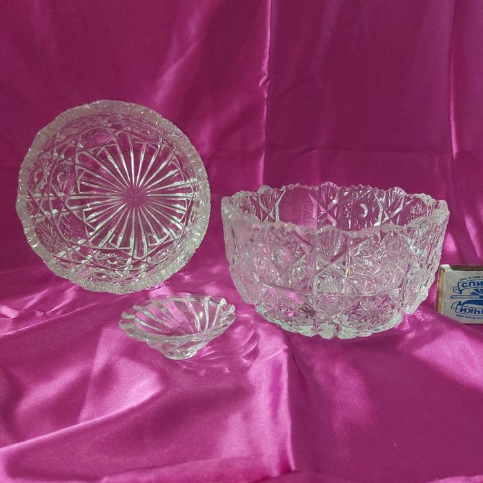 Вазы хрустальные