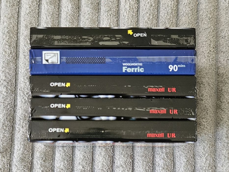 5 Casete Audio Maxell Ferric
