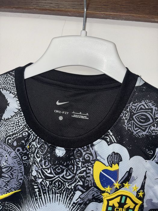 Tricou L Brasil Nou Negru Gri