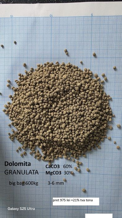 Dolomita Granulata/Carbonat de Calciu/Oxid de Calciu/Sulfat de Calciu/INGRASAMINTE