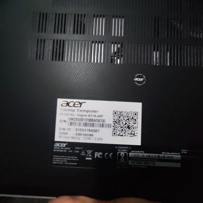 Acer aspire a315 24P