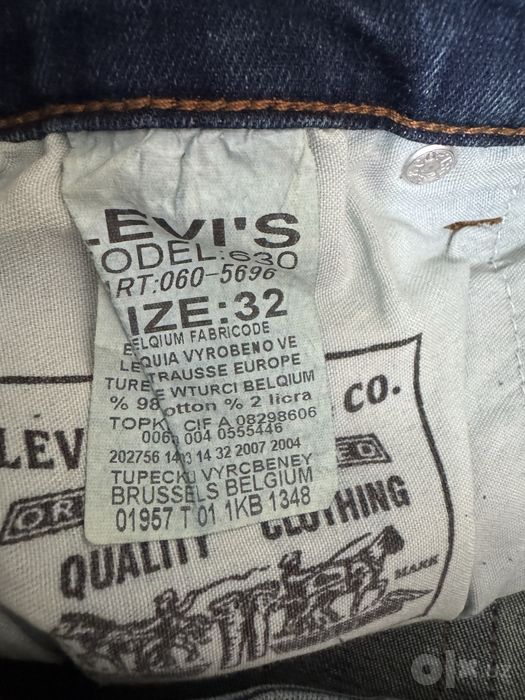 Оригинал мужские джинсы Levis 630 size 32/34 Belgium Evrope