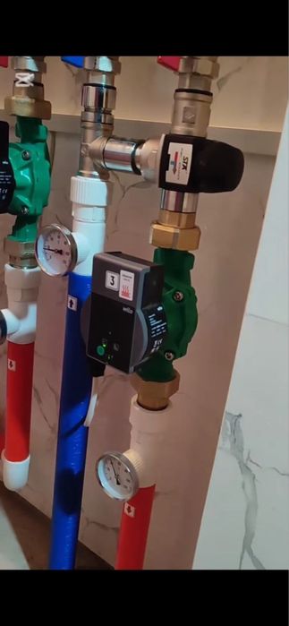 тёплый пол + печки 3 контр