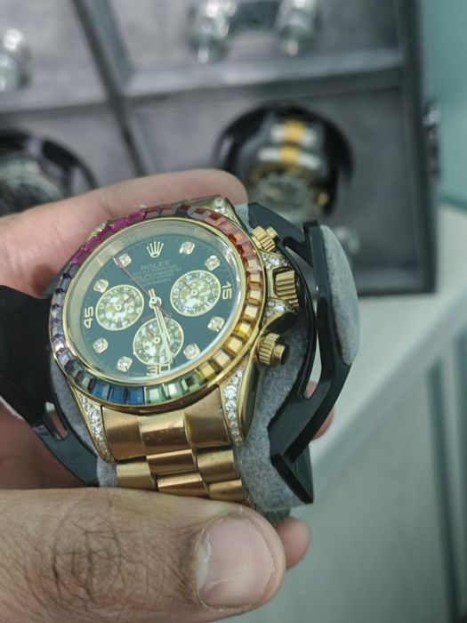 Rolex xam murskoy xam jenskiy variant toshlari raduga quyosh nurida ya