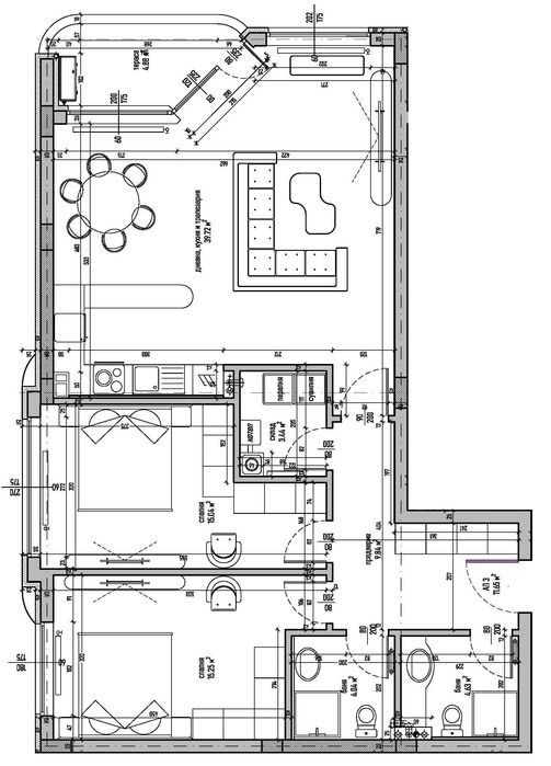 Продава се Тристаен апартамент в София, Малинова долина - 132 кв.м за 2003 €/кв.м - Снимка #5