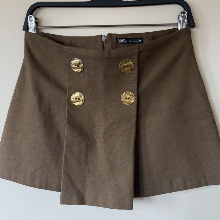 Дамска кафява пола