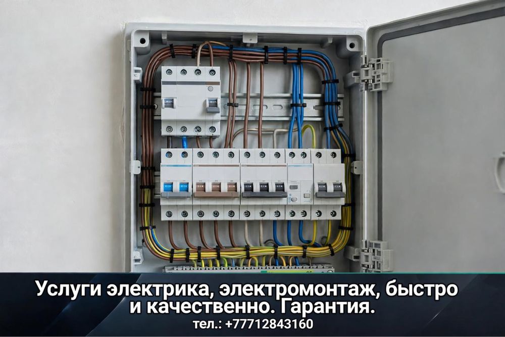 Услуги электрика, устранение неисправностей