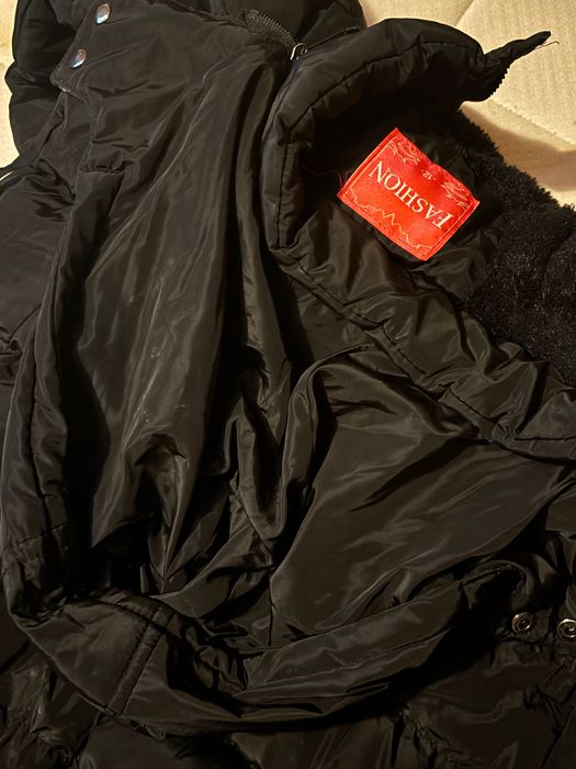 Зимно черно якеее