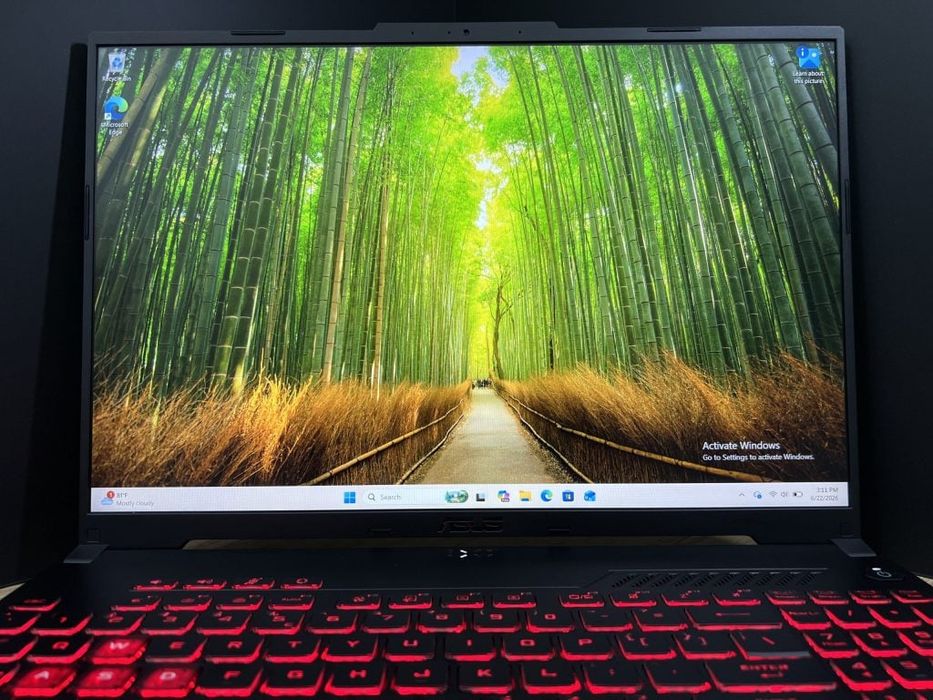 Asus TUF F16 512Gb NVME GeForce RTX 3050 6Gb VRAM Intel I5 210H 16Gb R