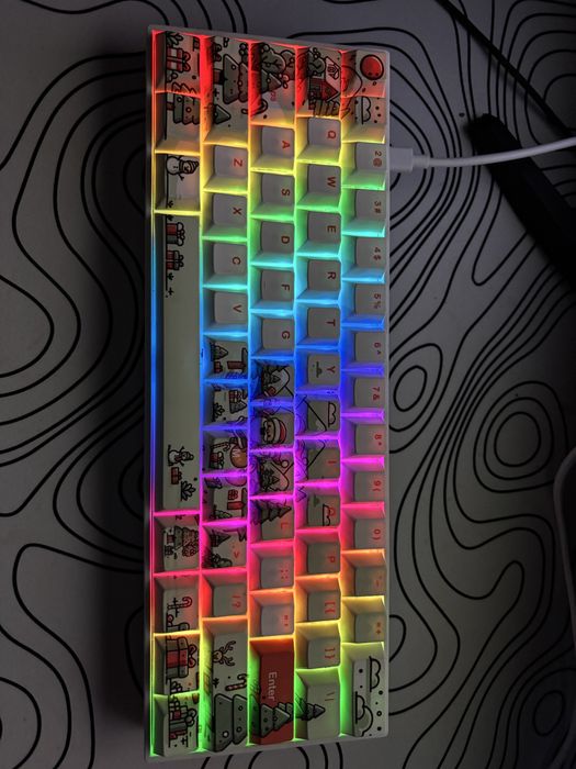 Tastatura santa qwerty key