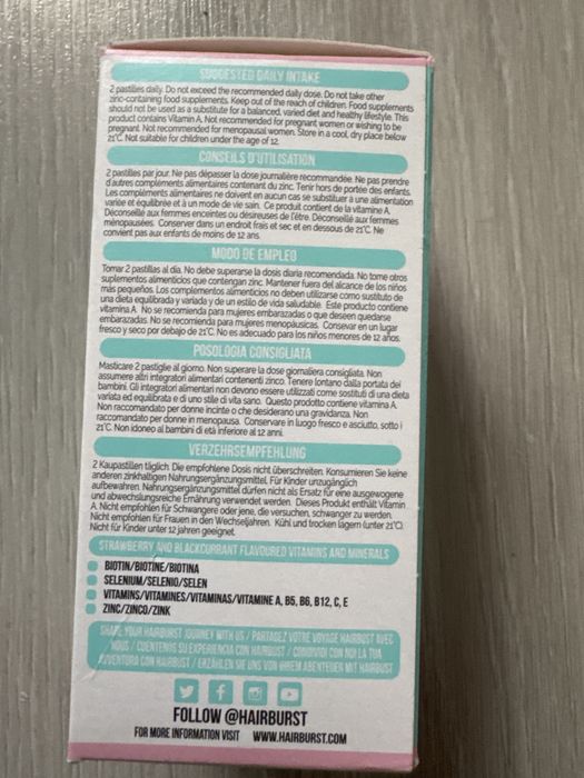 Hairburst vitamin