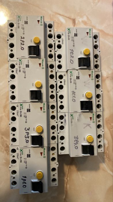 Intrerupatoare automate diferentiale 4p/25a