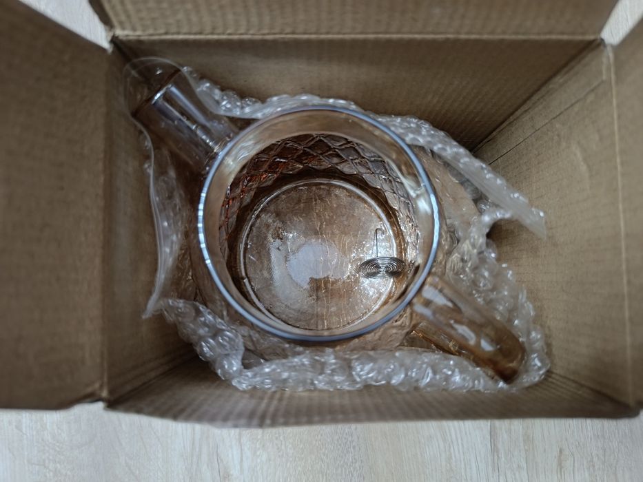 Новый стеклянный чайник