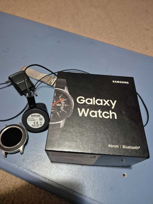 SmartWatch Samsung Galaxy 46mm, Silver, bratara metalica