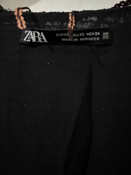 Нова рокля ZARA в кафеви паети