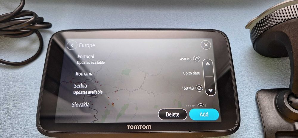 Harta tot globul- TomTom Discover 6 inch, Wifi