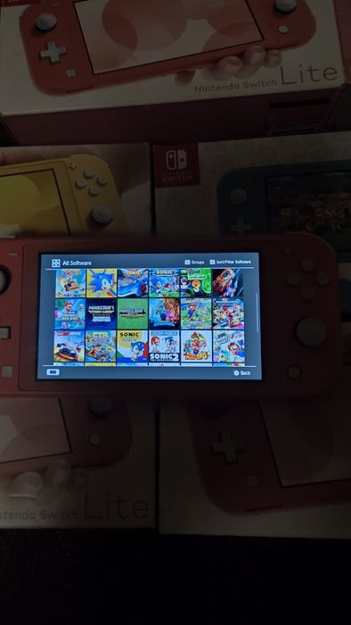 Nintendo Switch v2  Lite Mondat card 256gb