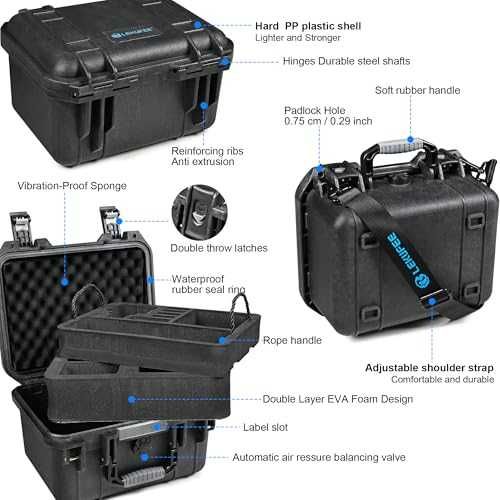 Куфар Lekufee Portable Waterproof Hard Case IP67 Insta360