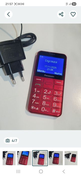 Telefon cu butoane special pentru Seniori