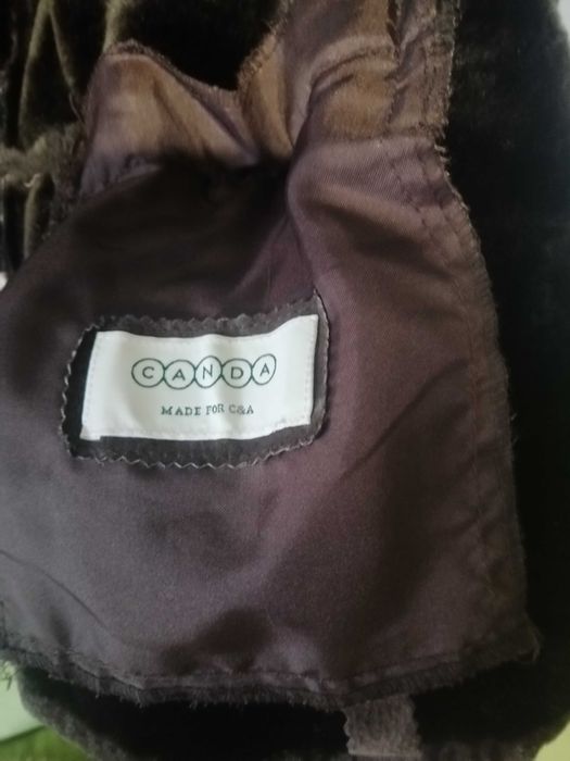 Дамско яке от естествена кожа(набук).