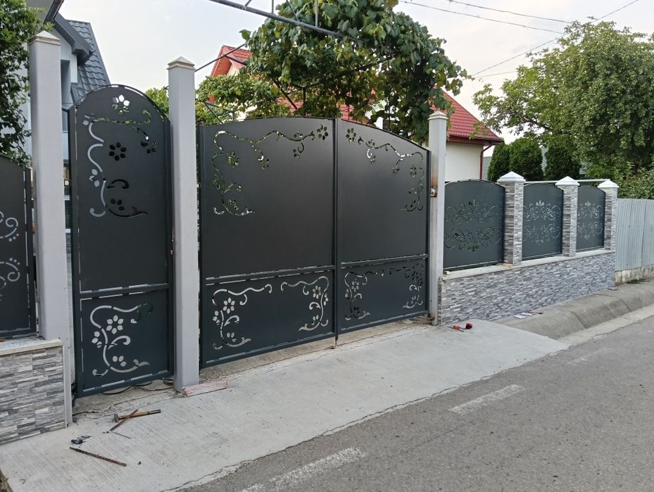 Porți din tablă decupată!! Executăm după modelul clientului dorit