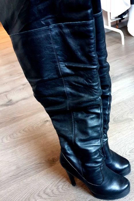 Дамски ботуши нови и малко използвани