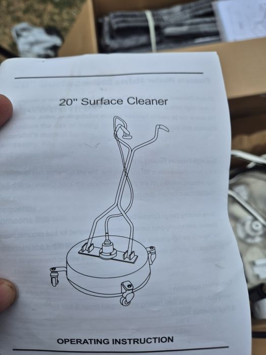 ТопЦена!20-инчова почистваща машина за повърхностно почистване с висок