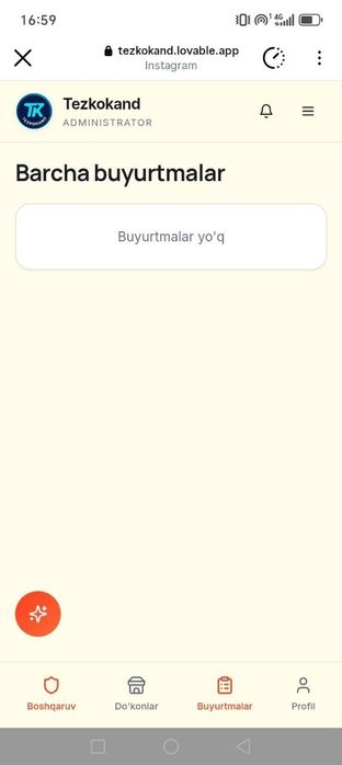 Tayyor delivery  biznes ilovasi sotiladi tezkokand