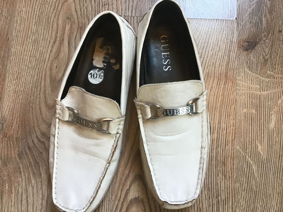 Мокасини Guess естествена кожа