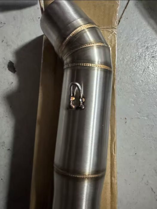 Evacuare mid pipe Honda Hornet PC41 2007-2013 cot intermediar teava legatura finala  NOUA