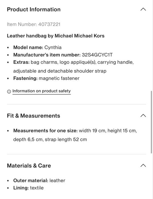 Michael Kors чанта