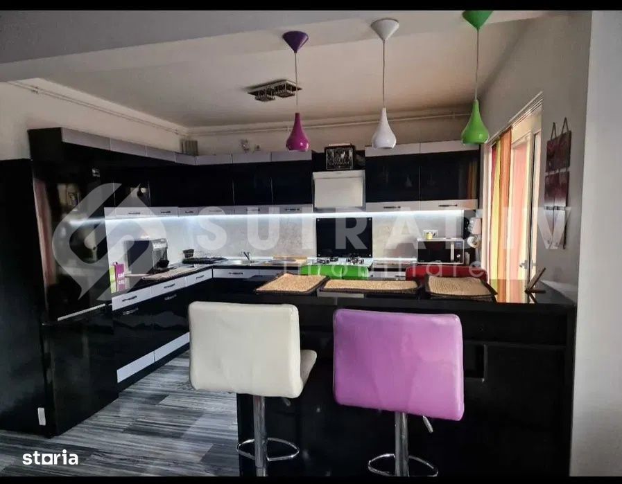 Casa de inchiriat in Apahida, curte generoasa, foisor, gratar