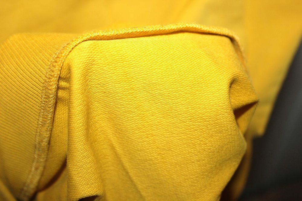 Платье худи горчичное (42 р-р)