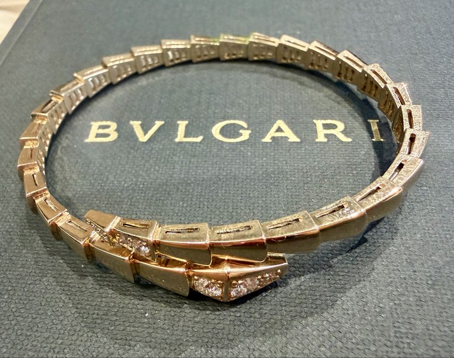 Bulgari Serpenti гривна 18к